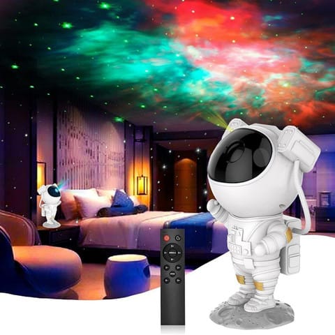 Astronaut Galaxy Projector – 360° Magnetic Starry Night Light with Remote
