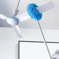 Washable Ceiling Fan Cleaner DWashable Ceiling Fan Cleaner Duster with 140 cm Long Handle – Flexible Microfiber Dust Cleaner for Fans, Corners & High Areasuster