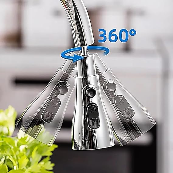 360° Flexible Tap Extender  | 3-Mode Anti-Splash Faucet