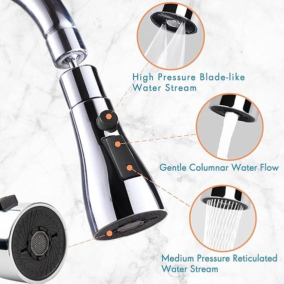 360° Flexible Tap Extender  | 3-Mode Anti-Splash Faucet