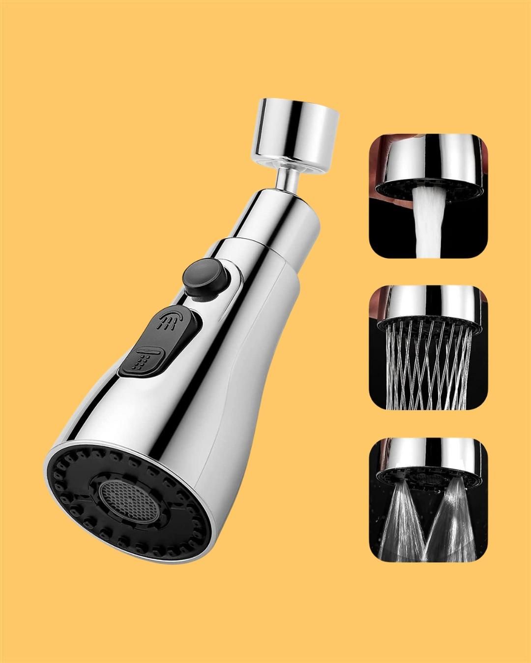 360° Flexible Tap Extender  | 3-Mode Anti-Splash Faucet